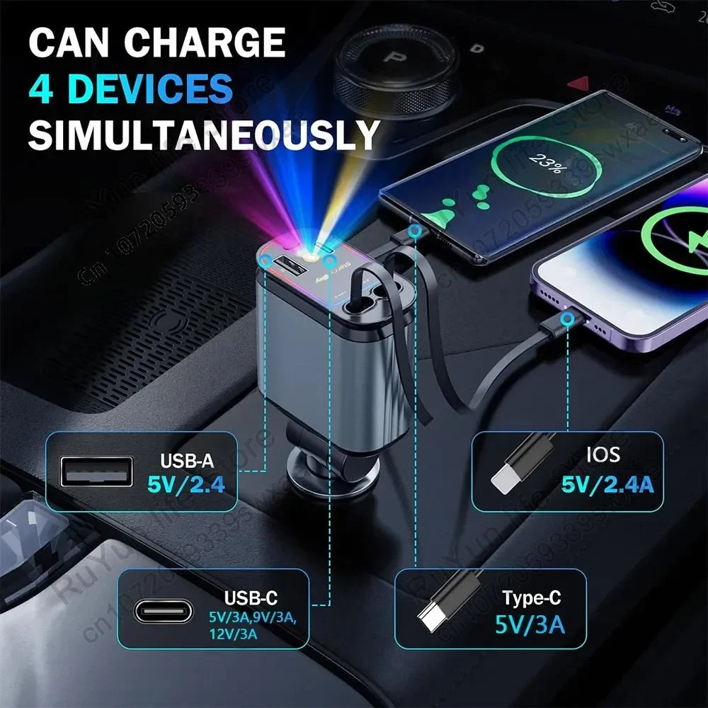 ShiftingTimes™ 4 in 1 Car Charger